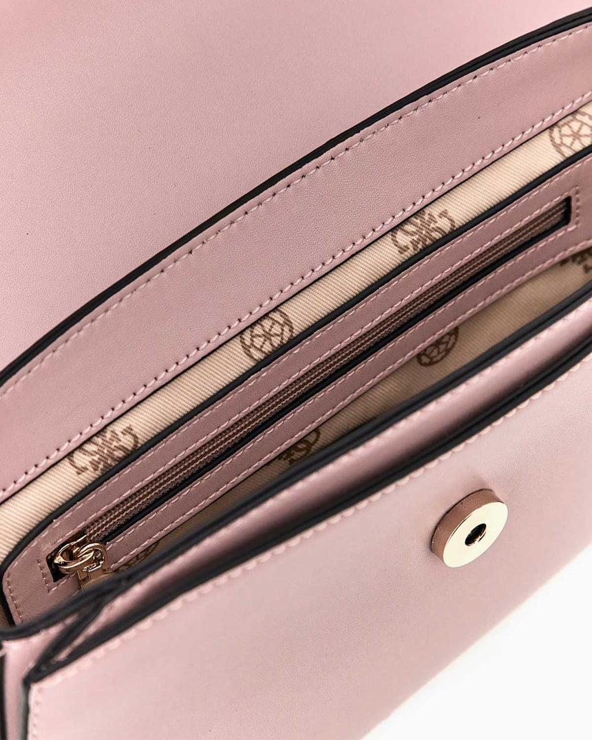 Guess Daryna Convertible Mıknatıs Kapaklı Omuz Çantası Rose