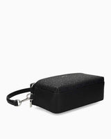 Calvin Klein Must Convertible Monogram Omuz Çantası Black Monogram Pu