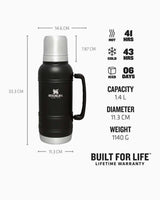 Stanley The Artisan Thermal Bottle 1.4L Termos Black Moon