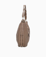 Guess Cresedia Large Hobo Omuz Çantası Dark Taupe