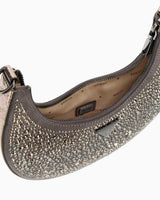 Guess Lua Taşlı Omuz Çantası Pewter