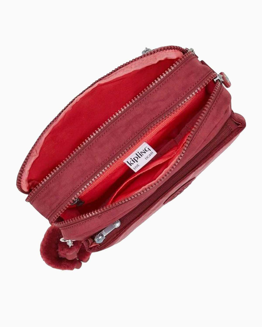 Kipling Abanu M Çapraz Askılı Kadın Çantası Funky Red