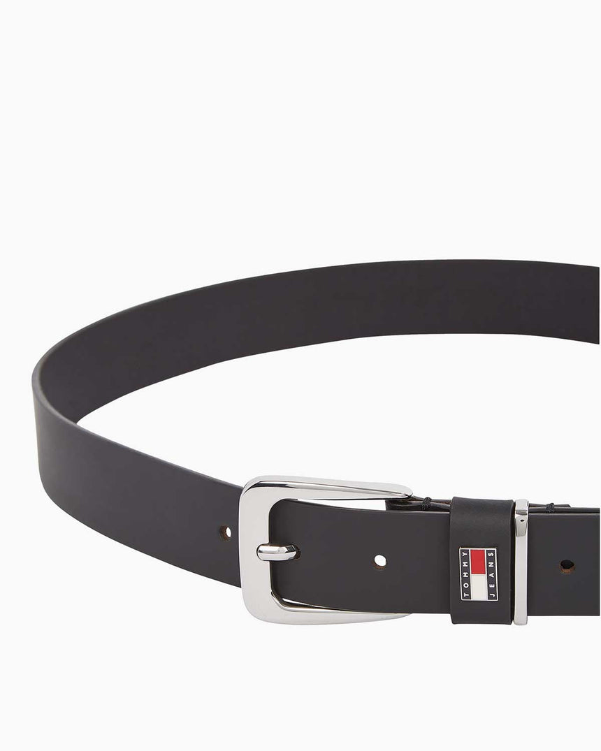 Tommy Hilfiger Heritage Logolu Kemer Black