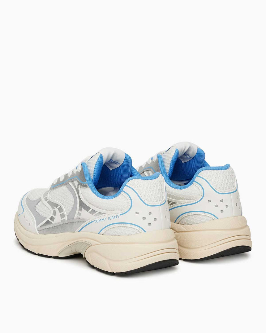 Tommy Hilfiger Arşiv 25 Kadın Sneaker Ecru/Copenhagen Blue