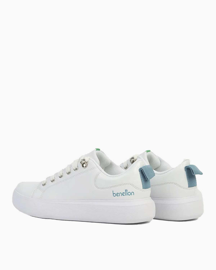 Benetton Logo Detaylı Sneaker Beyaz