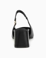 Guess Zabela3 Logo Detaylı Kalın Topuklu Stiletto Black