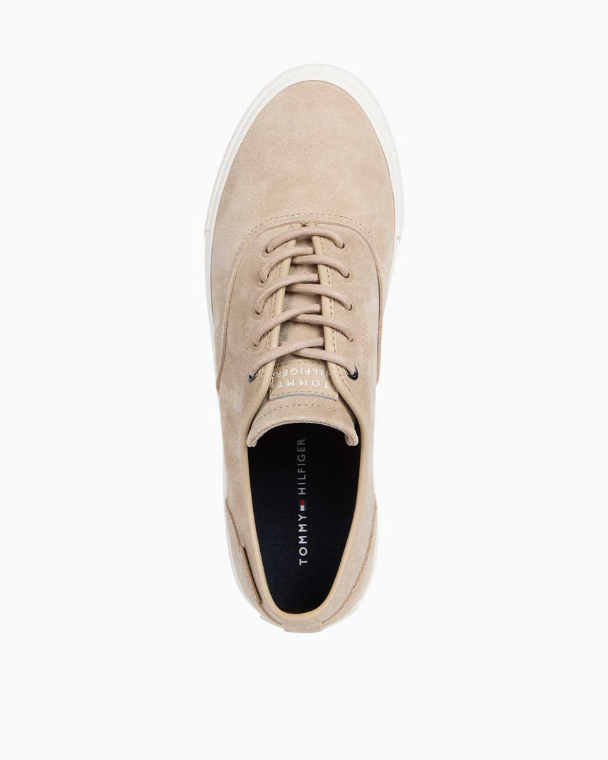 Tommy Hilfiger Low Oxford Süet Sneaker Beige