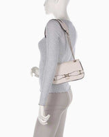 Guess Arlena Convertible Flap Omuz Çantası Taupe Logo