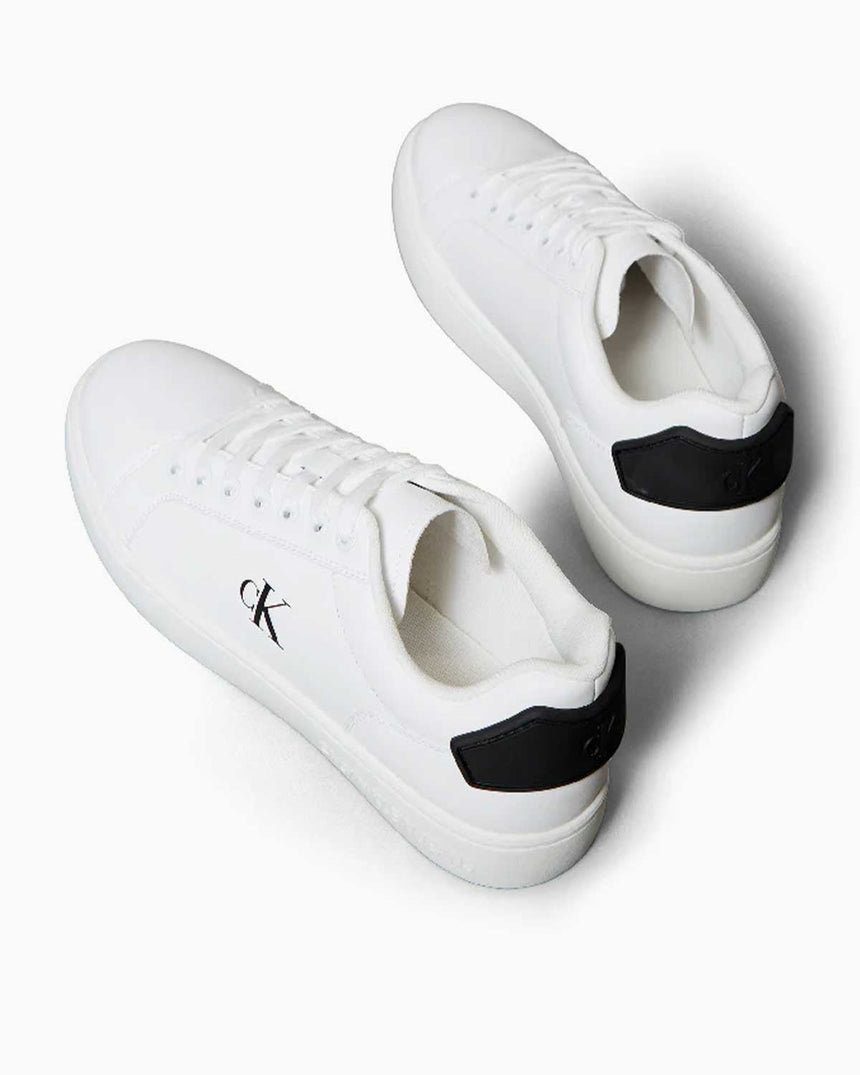 Calvin Klein Rome Yama Detaylı Topuk Erkek Sneaker Bright White/Black