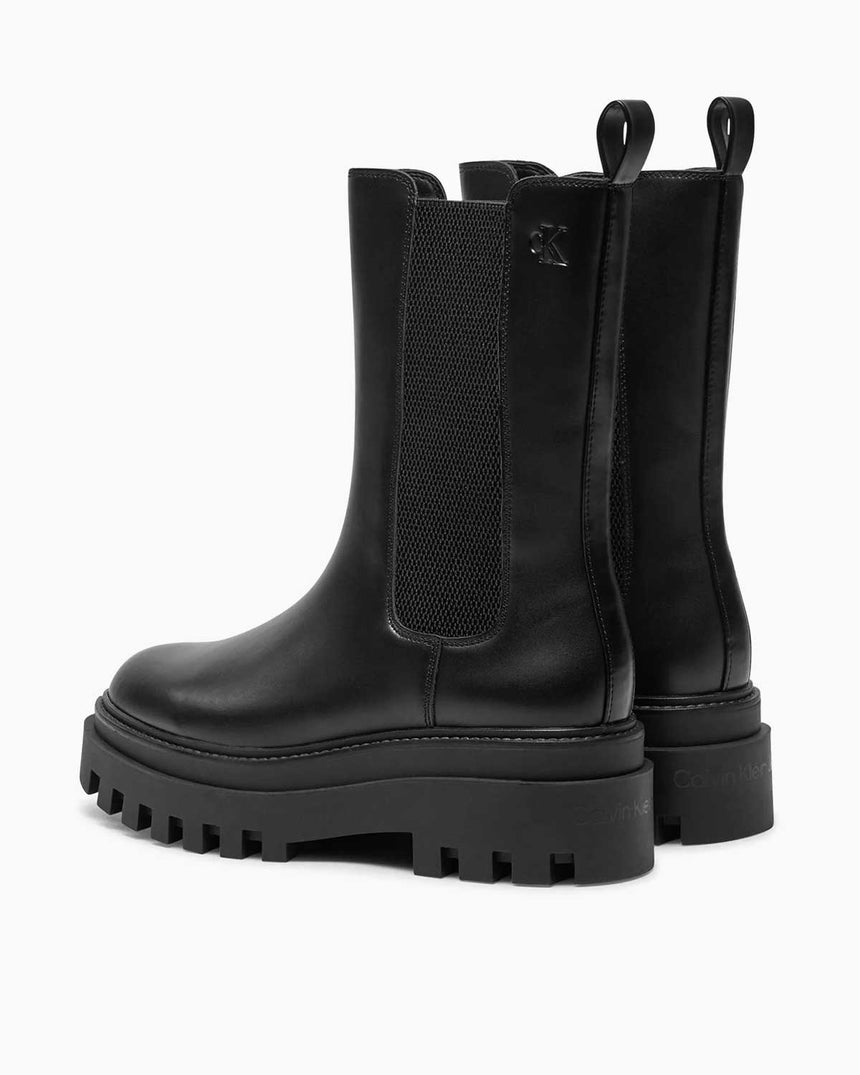 Calvin Klein Jeans Flatform Chelsea Boot Triple Black