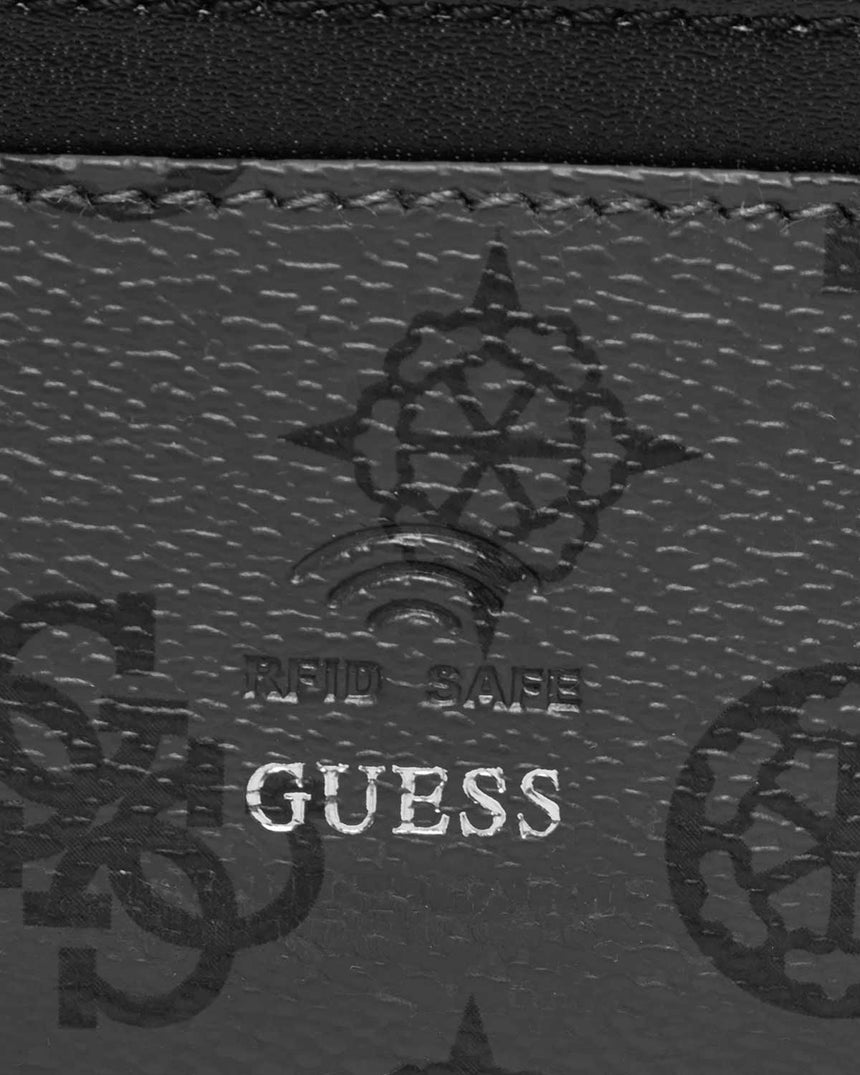Guess Torino Card Case Kartlık Coal Black
