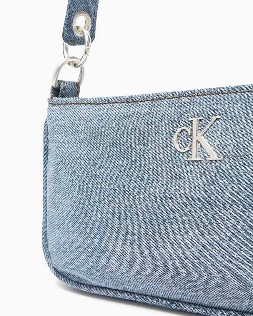 Calvin Klein Kot Değiştirilebilir Çapraz Askılı Çanta Denim