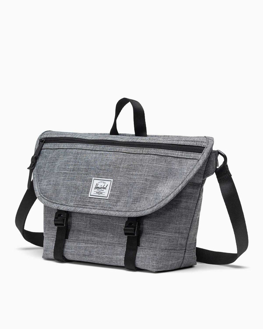 Herschel Cove Small Messenger Çapraz Askılı Çanta Raven Crosshatch