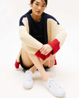 Tommy Hilfiger Canvas Lace Up Sneaker White