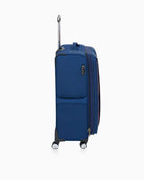 Us Polo Assn Şerit Detaylı Büyük Boy Kumaş Valiz Lacivert