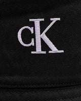 Calvin Klein Monogram Embro Bucket Hat Şapka Black