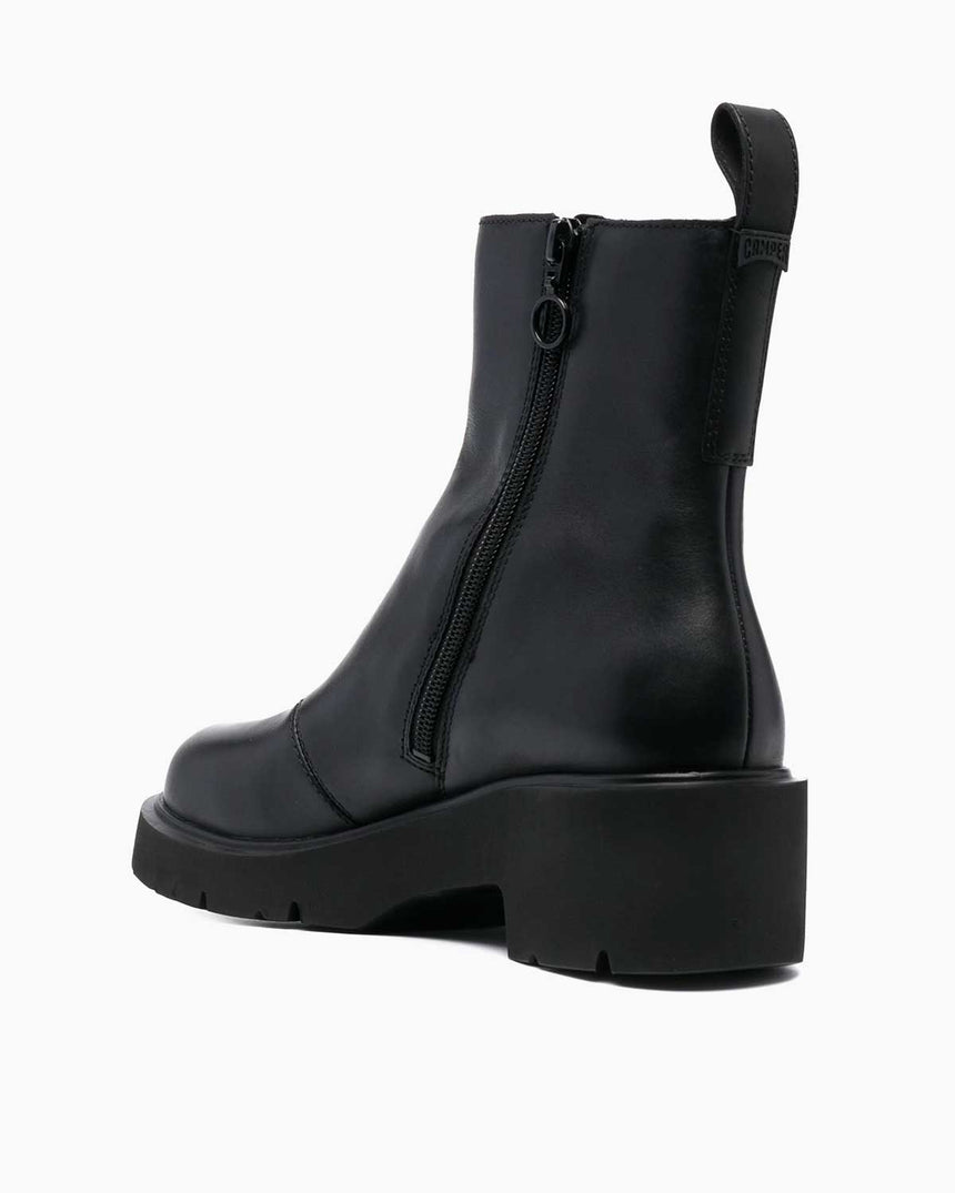 Camper Milah Topuklu Yarım Bot Siyah