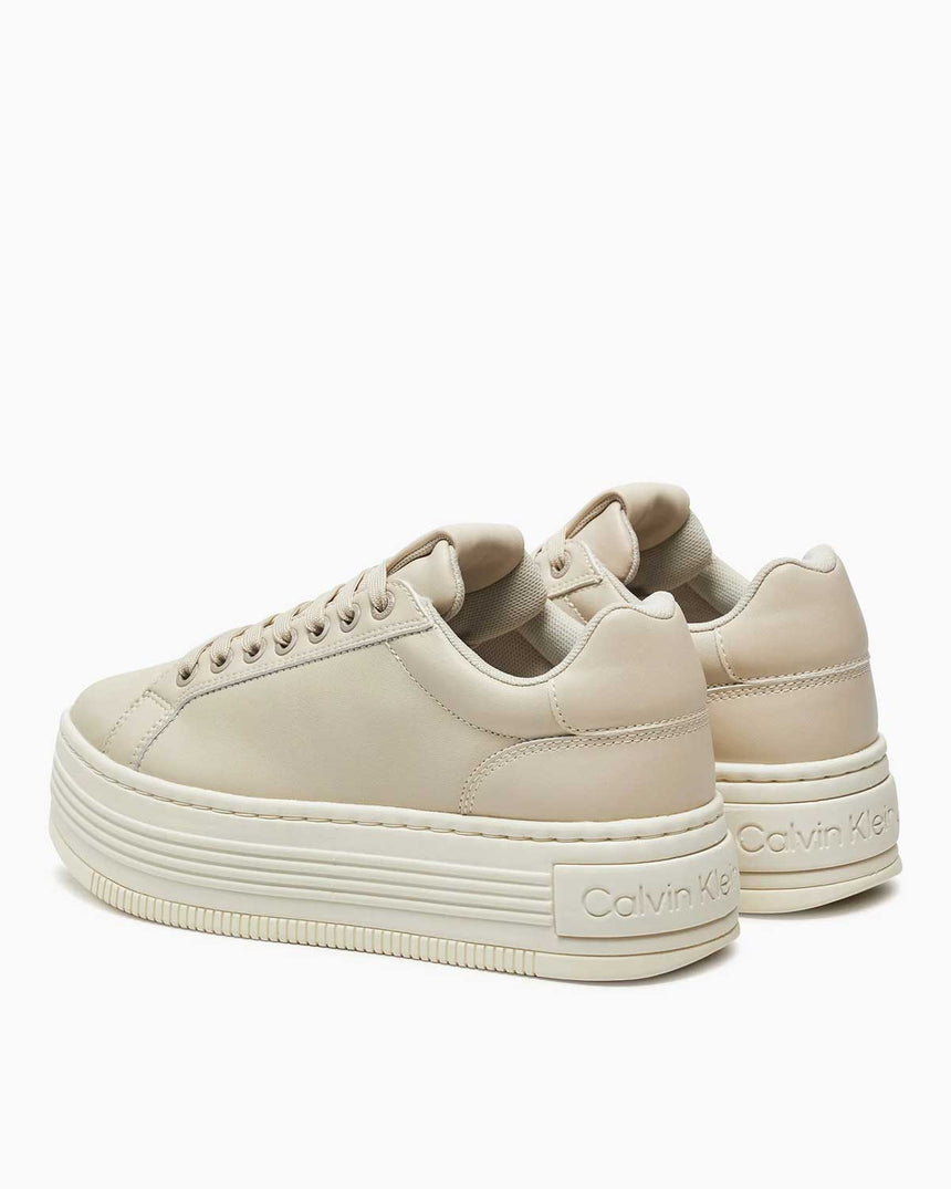 Calvin Klein Jeans Bold Platform Low Top Sneakers Eggshell