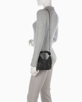 Guess Lua Mini Hobo Taşlı El Çantası Black