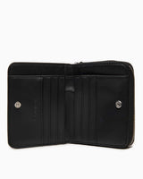 Calvin Klein Must Zip Around Monogram Baskılı Cüzdan Black Monogram