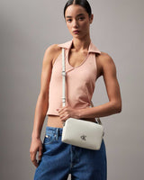 Calvin Klein Minimal Monogram Çapraz Askılı Çanta Silver Birch