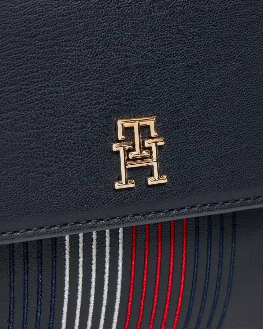 Tommy Hilfiger Distinct Shoulder Bag Omuz Çantası Space Blue