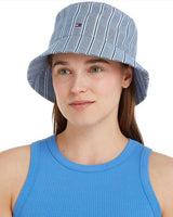 Tommy Hilfiger Essential Bucket Logolu Şapka Blue