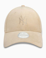 New Era 940 Diamante Velour 9 Forty NY Kadın Şapka Açık Bej
