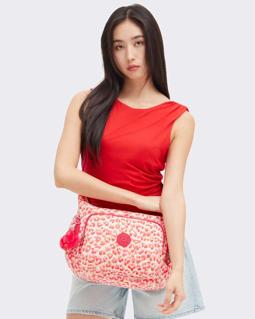 Kipling Gabbie Basic Omuz Çantası Latin Cheetah