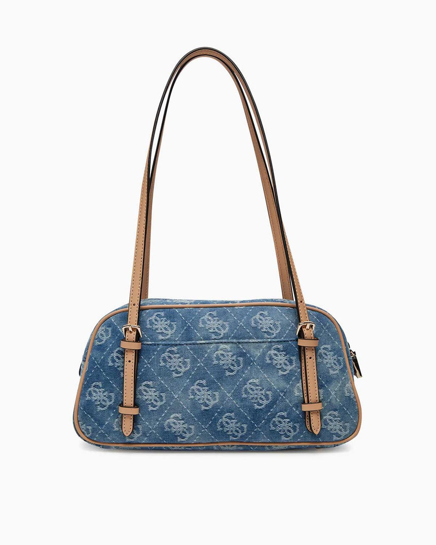 Guess Cerelia Ayarlanabilir Omuz Çantası Denim Logo