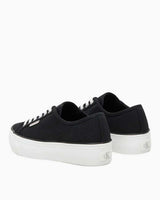 Calvin Klein Graz Flatform Logo Etiketli Kadın Pamuk Sneaker CK Black