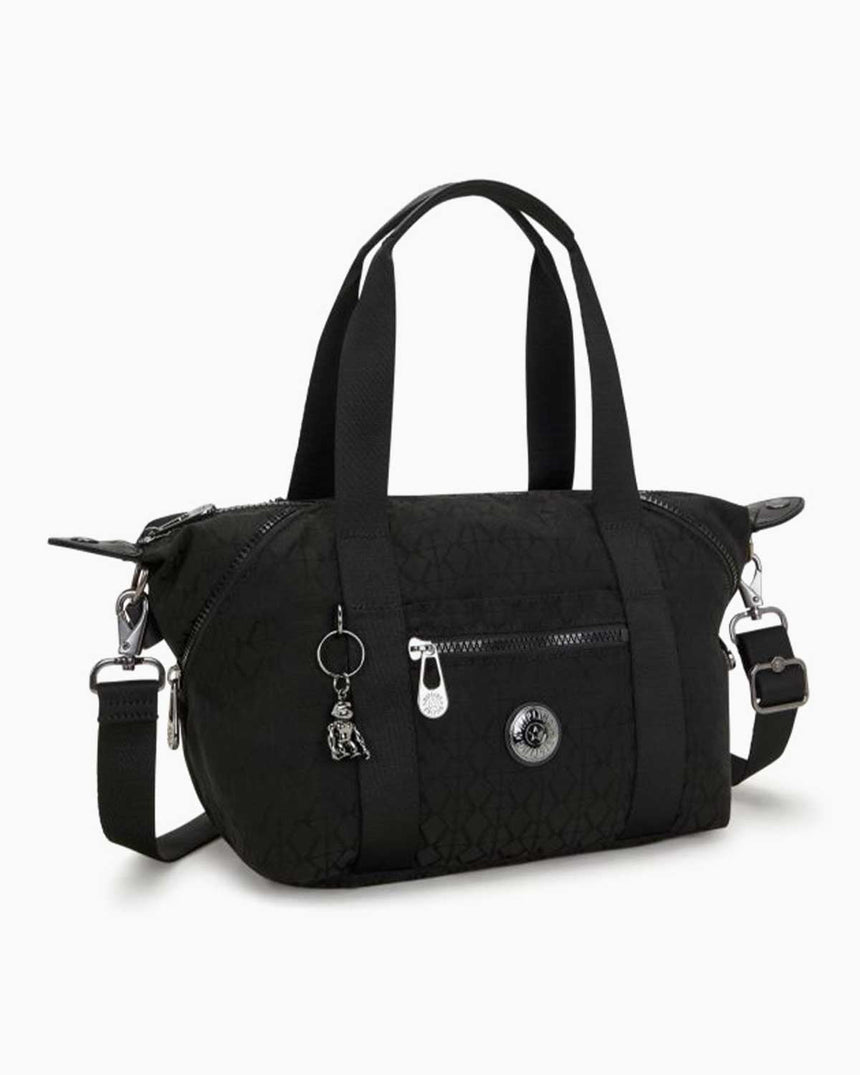Kipling Art Mini Omuz Çantası BLACK SIGNATURE JQ