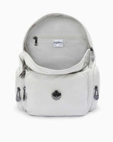 Kipling City Zip S Basic Elevated Sırt Çantası Silver Night