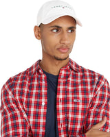 Tommy Hilfiger Linear Logo Şapka Ancient White
