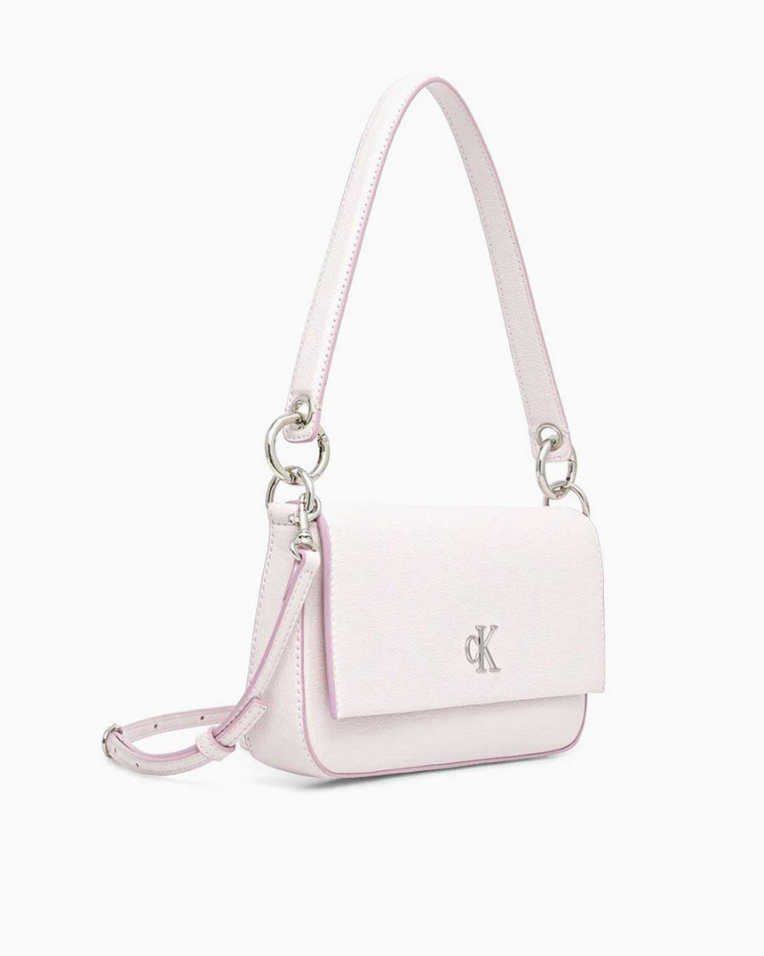 Calvin Klein Minimal Monogramlı Kadın Omuz Çantası Orchid Ice