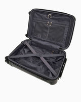 Guess Berta 18 In 8-Wheeler Monogram Desenli Kabin Boy Valiz Coal Logo