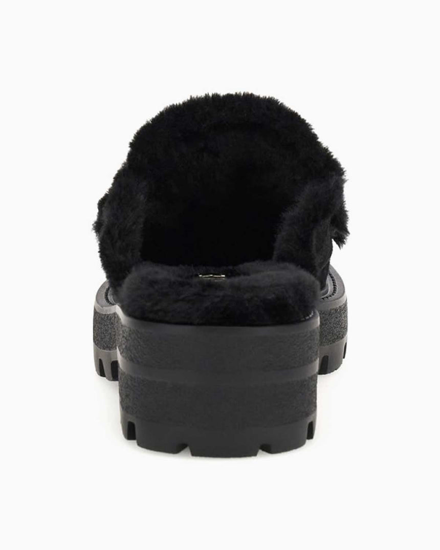 Guess Yaneta Kadın Deri Karışımlı Terlik Black