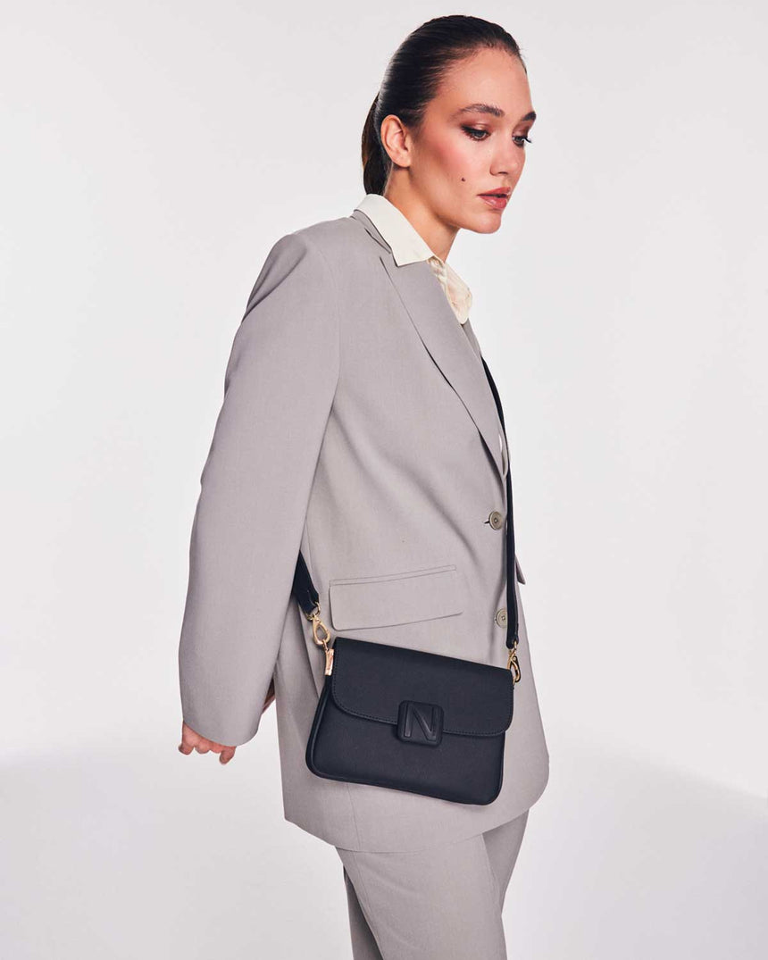 Nautica Ayarlanabilir Çapraz Askılı Çanta Siyah