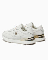 Tommy Hilfiger Elevated Feminine Runner Sneakers Ecru