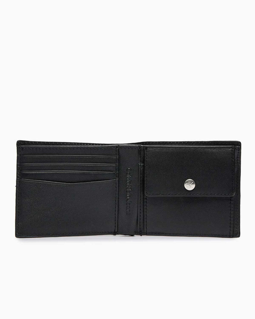 Calvin Klein Logo Print Bifold Cüzdan Black