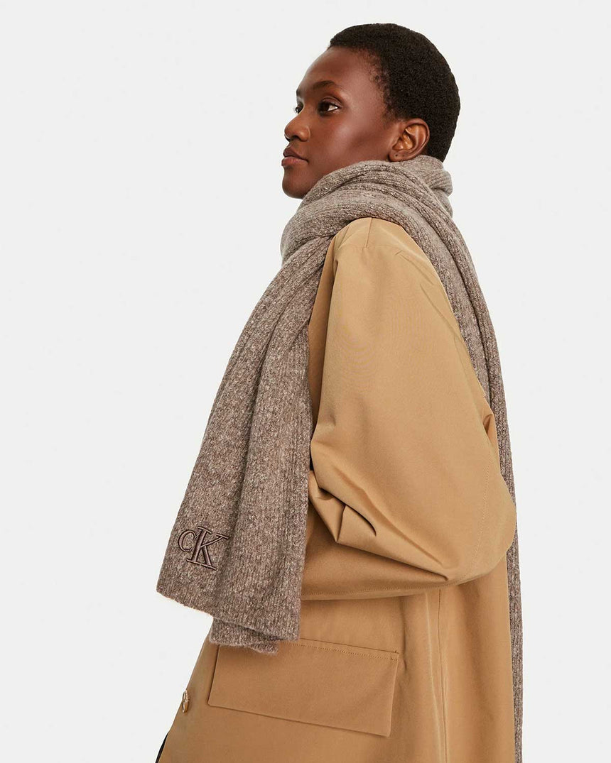 Calvin Klein Thick Embroidery Scarf Atkı