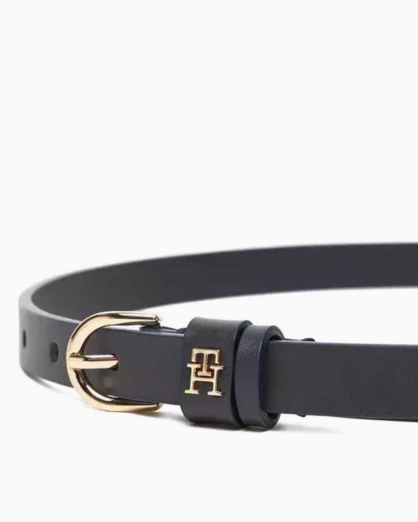 Tommy Hilfiger Essential Effortless 15mm Kadın Kemer Space Blue