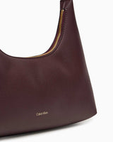 Calvin Klein Foil Logo Kadın Omuz Çantası Fudge/Espresso