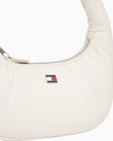 Tommy Hilfiger Pillow Mini Hobo Omuz Çantası Newsprint