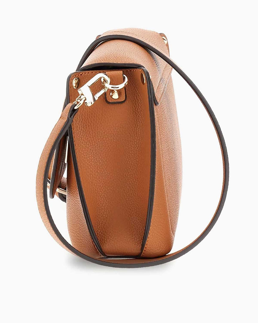 Guess Emiliya Çapraz Çıkarılabilir Askılı Çanta Cognac