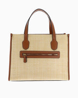 Guess Status Compartment El Çantası Natural - Cognac