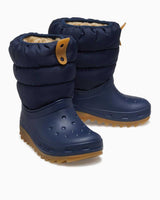 Crocs Classic Neo Puff Çocuk Kar Botu Navy