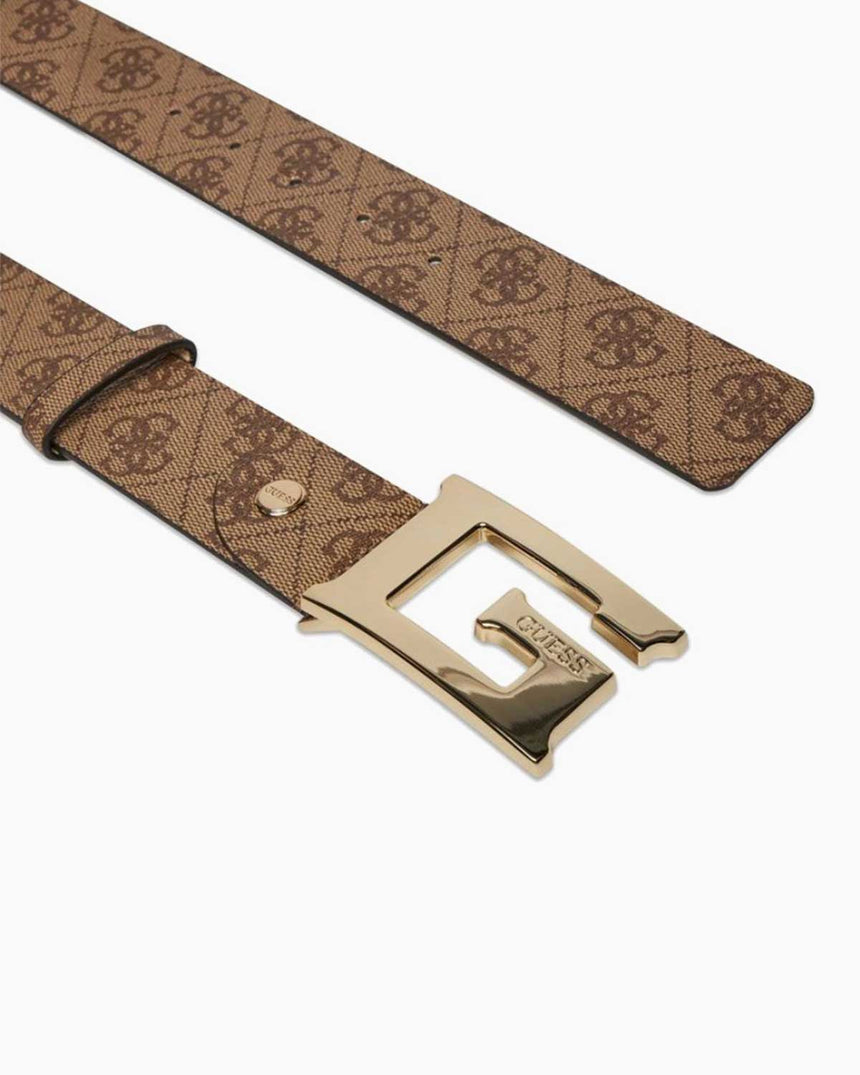 Guess Meridian Adjustable Monogram Kemer Latte Logo