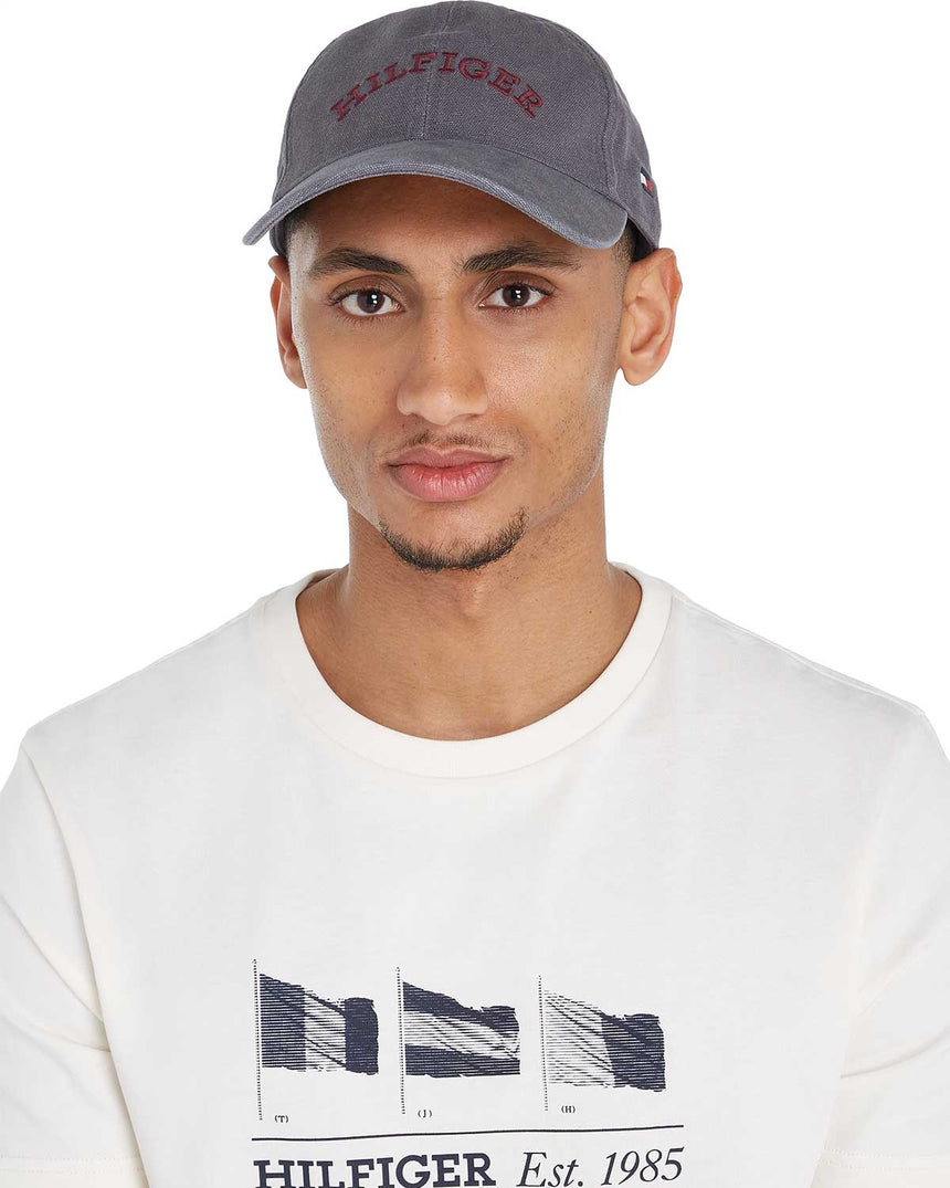 Tommy Hilfiger Monotype Headwear Şapka Dark Grey