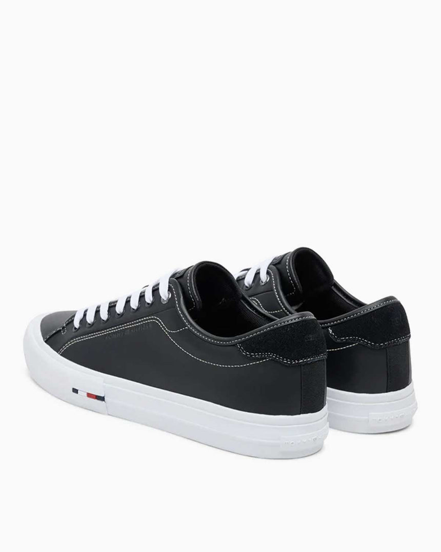 Tommy Hilfiger Dikiş Detaylı Erkek Sneaker Black